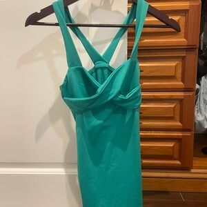 Teal Sleeveless Dress